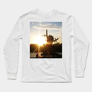 London, a Sculpture near London Eye. 2009 Long Sleeve T-Shirt